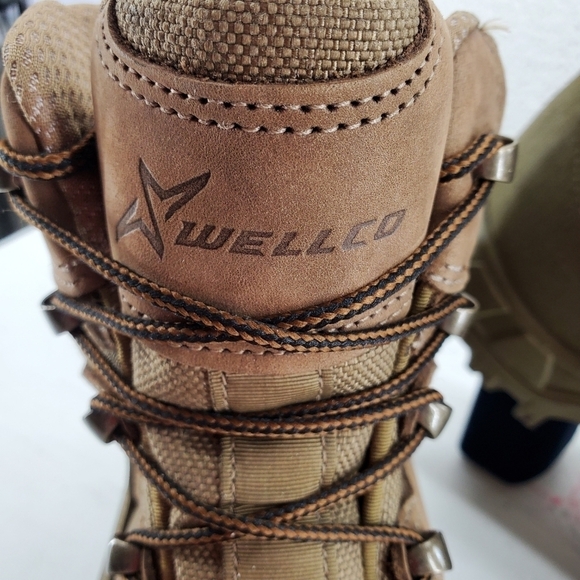 Wellco Boot Combat Mountain Hiker Men 6R Olive Tan M760 Hot Weather Hybrid NWOB main image 14